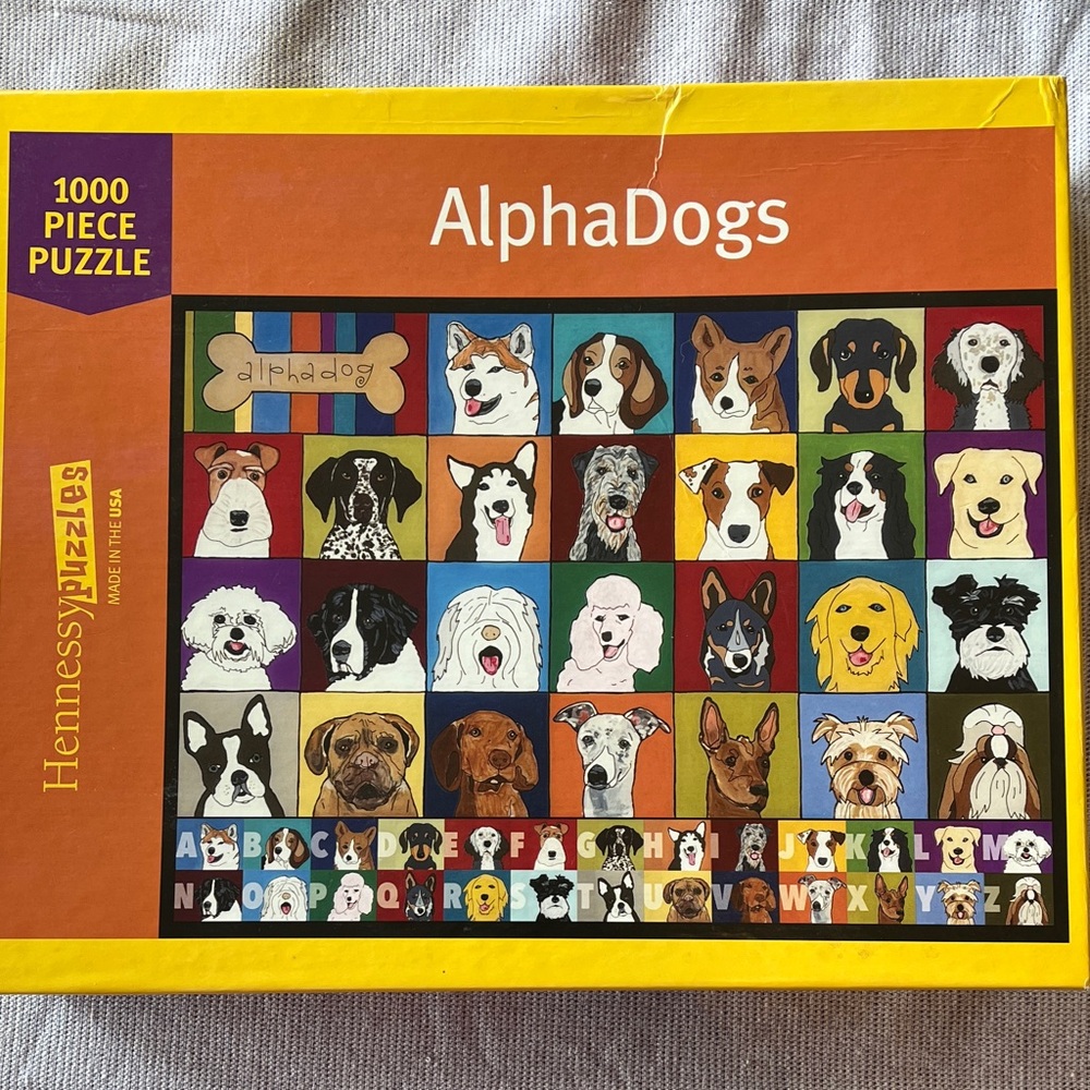 AlphaDogs 1000 Piece Puzzle - Multicolor